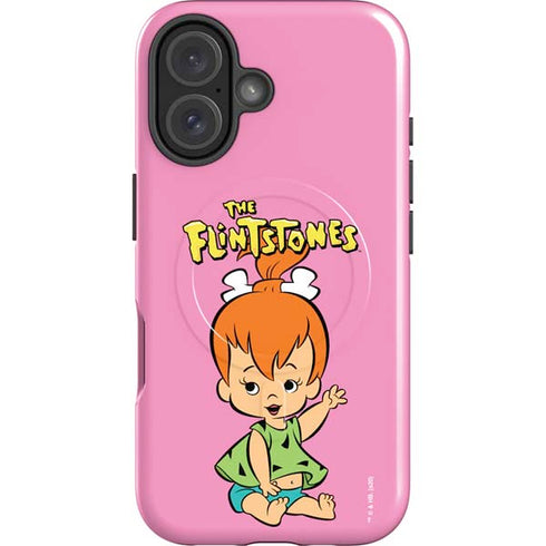 The Flinstones Pebbles Flintstone iPhone 16 Plus Magsafe Impact Case